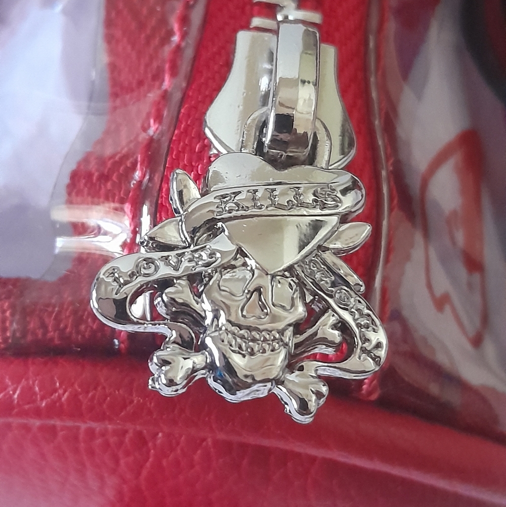 Ed Hardy Panther Clear Crossbody Satchel Beach Bag - Picture 5 of 13